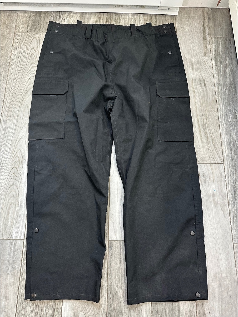 Vintage Bauer Black Waterproof Cargo Pants XL Made in USA